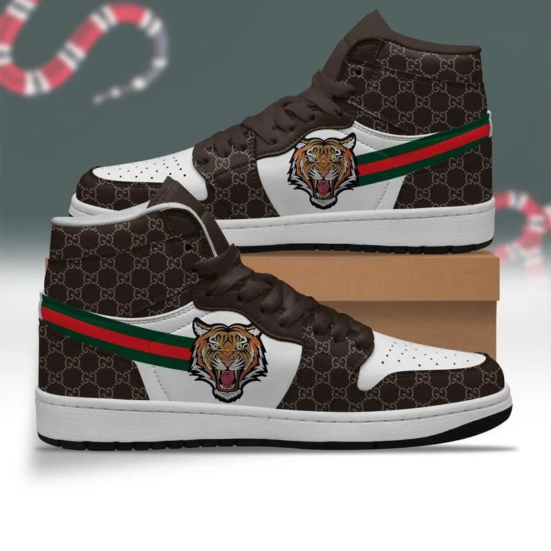 133138371767620057-Gucci_Tiger_Red_Green_Stripe_Brown_High_Air_Jordan_Sneaker_Shoes_4_11zon.webp