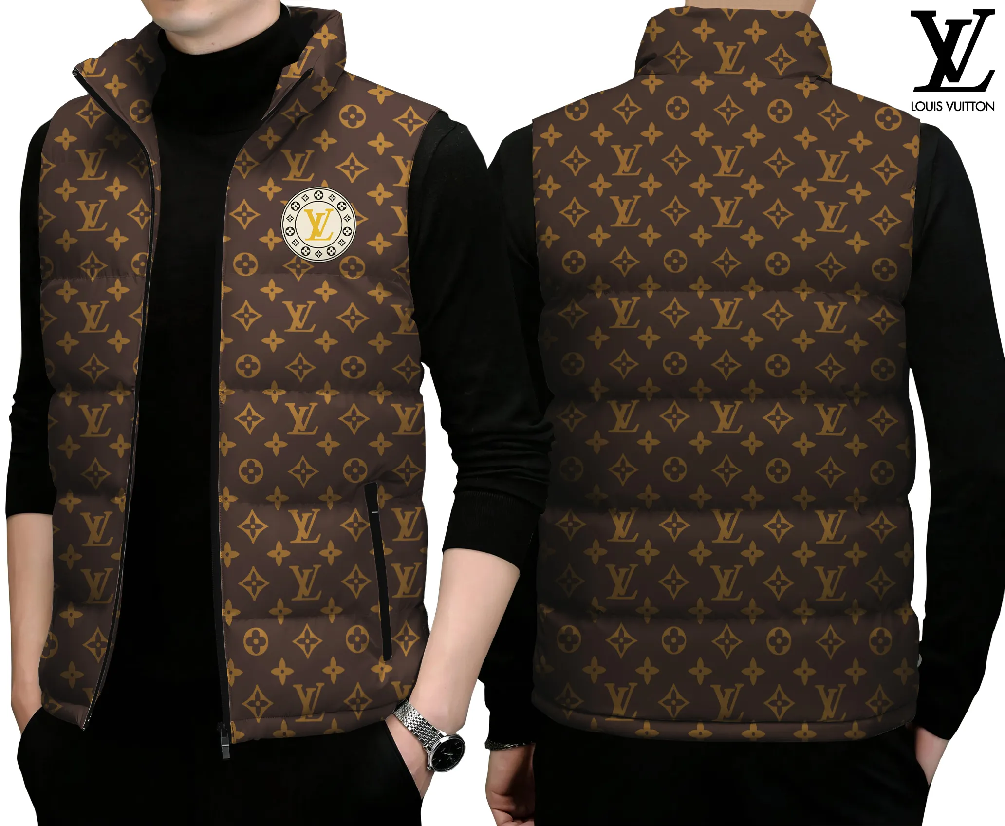 LV SLEEVELESS DOWN JACKET